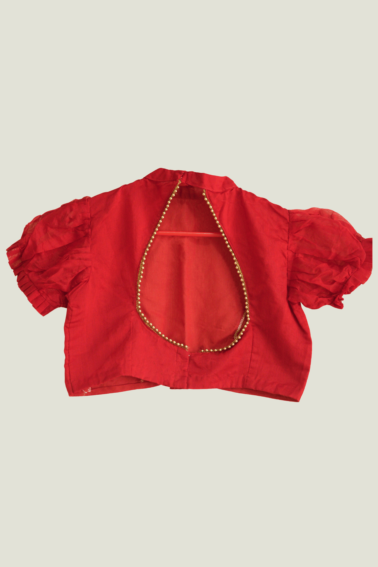 Red Riwaayat ā Blouse for the Brightest Days - Kozylook